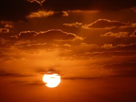 Resort buildings on the cliffs